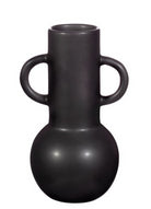 Large Amphora Vase Black